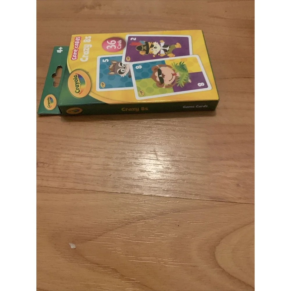 Crayola Crazy 8s Card Game Children